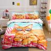 Orange Cat with Sunglasses. Bedding Sets Duvet Cover Sets Duvet Covers Pillowcases(1*Duvet Cover 2*Pillowcases Without Duvet Insert)