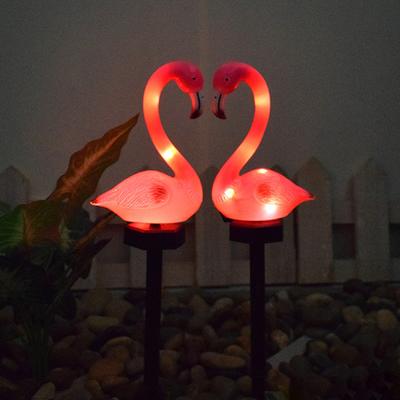 Solar LED Light Outdoor Garden Landscape Flamingo Solar Lawn Lamp Waterproof Yard Patio Driveway Walkway Path Decor Lights