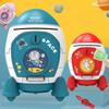 Piggy Bank For Boys Girls Cartoon Space Rocket Large-capacity Money Saving Box Desktop Decoration For Birthday Gifts