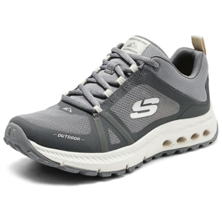 Skechers Outdoor Womens Comfortable Versatile Breathable Supportive Rebound Low-Top Casual Running Shoes Women Sneakers Gray 180154-GRY