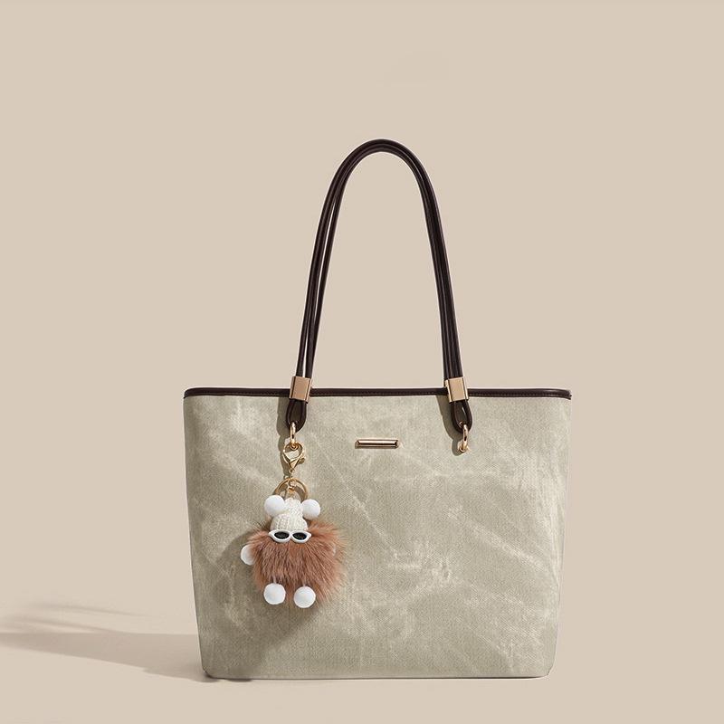 Damen Tasche Neue große Kapazität Studenten-Klassen-Pendler-Tasche Vielseitige tragbare Tragetasche Unterarm-Schultertasche