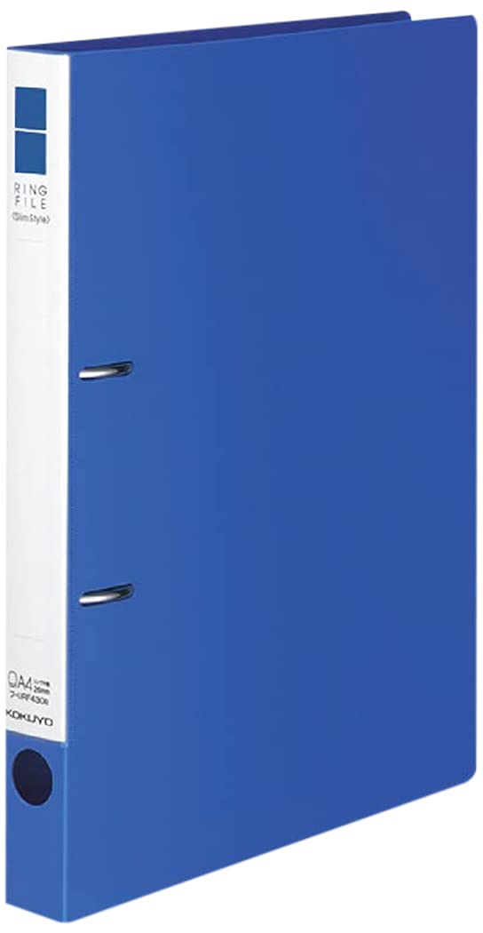 Kokuyo Кольцевой тонкий файл из ПП 220 Стиль Обложка A4 Листы Синий F-URF430B синий 2680₽