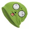 Custom I-Invaders Z-Zims Cartoon Beanie Cap Winter Warm Bonnet Homme Knitting Hats Cool Science Fiction Skullies Beanies Caps