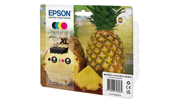 Epson 604xl Ink Cartridge Multipack Black/Cyan/Magenta/Yellow
