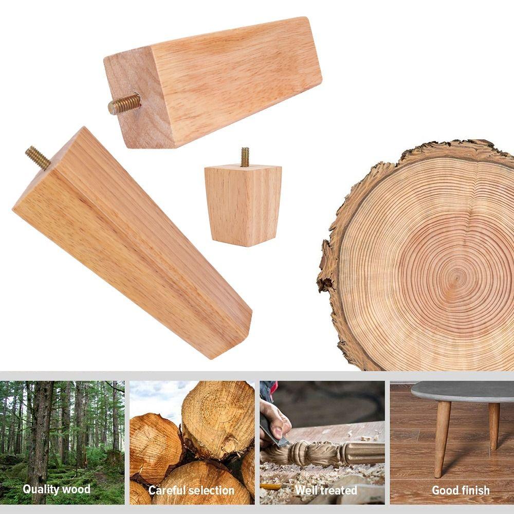 Solid Wood Furniture Feets Replacement Sofa  Legs Sloping Furniture Legs  Furniture Accessories