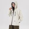 Spring & Autumn Unisex Windproof Mountaineering Jacket - Trendy, Loose-Fit, Water-Repellent Outdoor Windbreaker