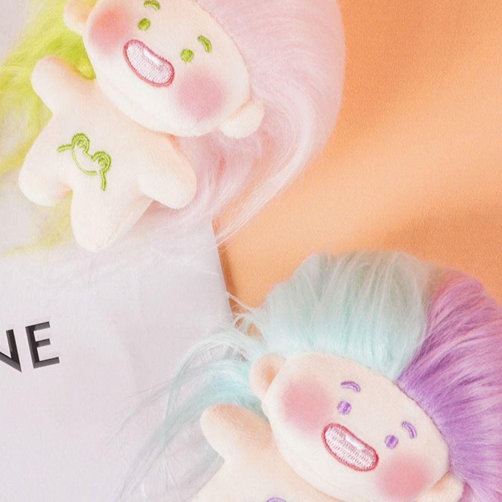 Missing Teeth DIY Hairstyle Plush Doll No Clothes Funny Toothless Doll  Pendants