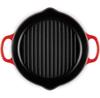 Сковорода гриль Le Creuset из чугуна высокая круглая 25 см вишнево-красная (20208250600422)
