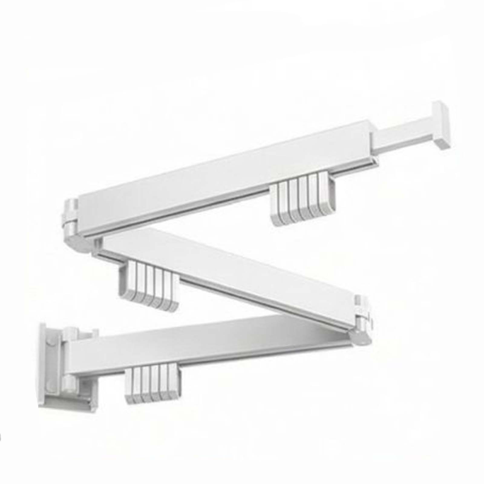 

Space-Saving -Fold Clothes Drying Rack One Size білий