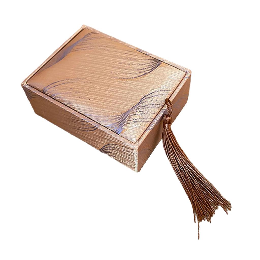 Chinese Vintage Jewelry Display Box Vintage Jewelry Box With Tassels For Necklaces Rings Bracelet And Pendants
