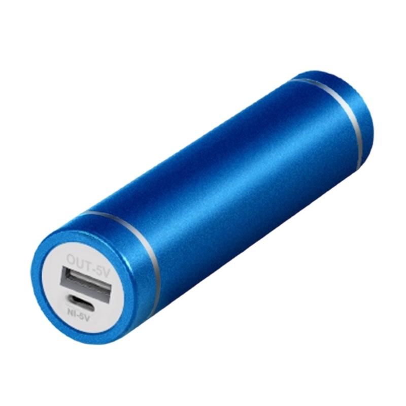 Not Solder DIY Powerbanks Kit Spring Contact Design Aluminum Alloy Cylinder Case Supports 18650 21700 Cells 500+ Charge Cycles