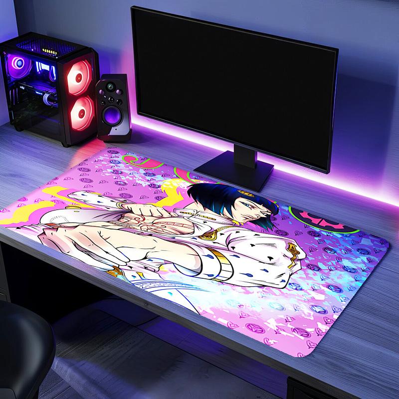 JoJo's Bizarre Adventure Mouse Pad - Non-Slip Rubber Base, Smooth Surface for Work,Gaming,Office,And Home Use, Desk Mouse Pad