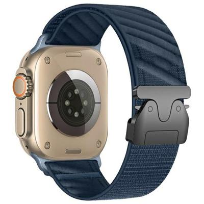 Beline Pasek Apple Watch Oblique         Parachute Buckle 42/44/45/49mm Granatowy/navy