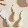 Non-Stick Standing Rice Spoon with Weighted Bottom Plastic Rice Ladle Heat-Resistant Scratch-Free Space-Saving Kitchen Gadget
