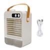 Portable Air Conditioner 3 Speeds 100ml Quiet Small Air Cooler Desk Fan with Makeup Mirror for Office Bedroom