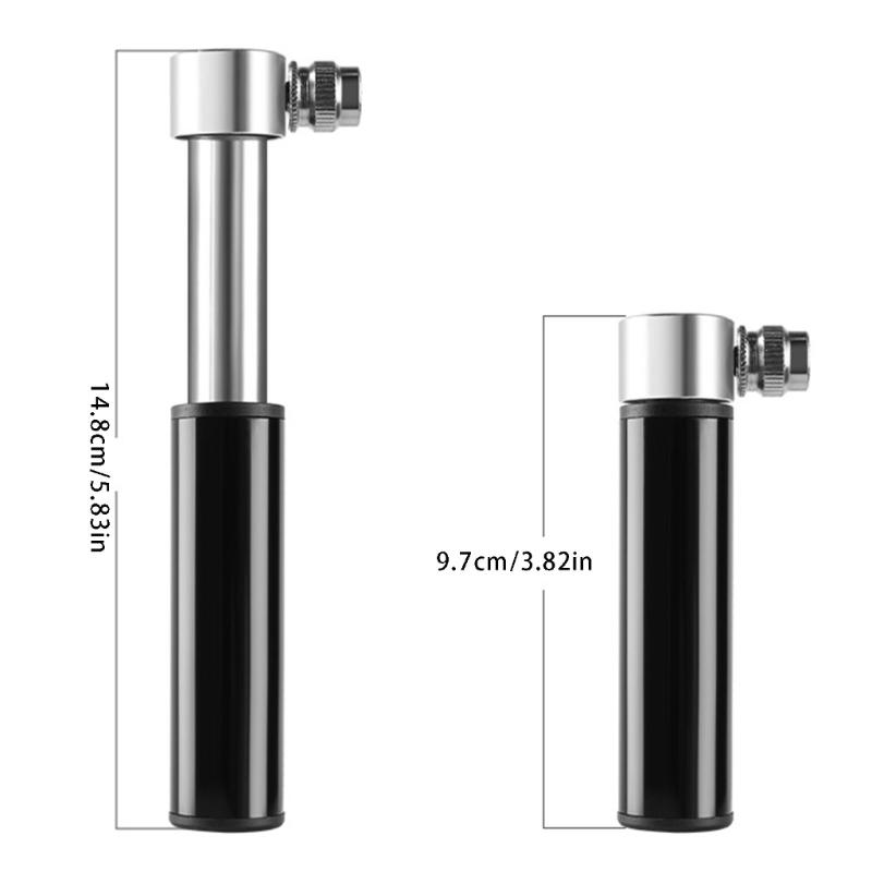 Leichtgewichtige Langlebigkeit Fahrradpumpen mit ergonomischen, tragbaren kleinen Fahrradpumpen für schnelles Aufpumpen und einfache Bedienung