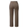Women's Casual Color Cotton And Linen Wide Leg Pants With Elastic Waist Long Pants