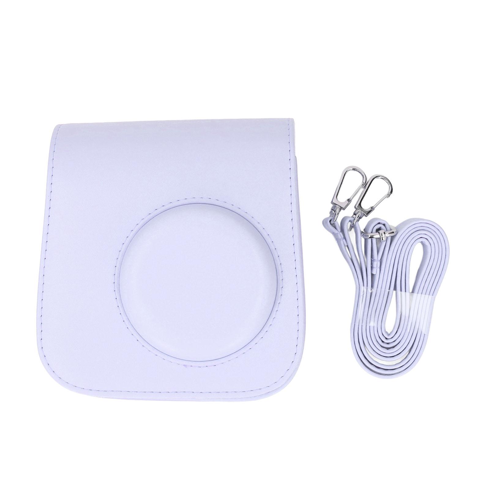 

Миттєвий захисний чохол для камери зі знімним регульованим ремінцем Ретро, ​​стійкий до дощу, стійкий до подряпин ПУ Purple