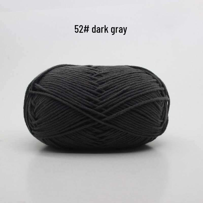 Medium Thick Handmade Cotton Baby Yarn for Knitting, Crochet, and DIY Projects