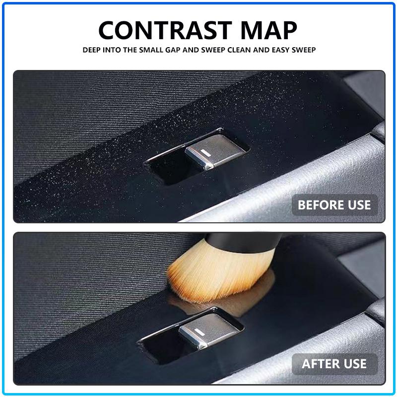 1x Car interior Cleaning Soft Brush Dust Remover Tool For Volvo XC90 XC60 XC40 V40 V50 V60 S40 S50 S60 S70 S80 S90 240 C70 Vnl Truck