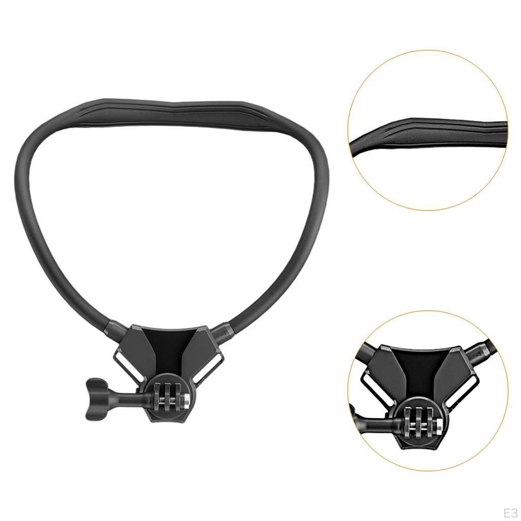 Selfie Holder Camera Mount Strap Flexible Easy Installation Anti Slip Neck Necklace for