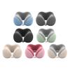 U-Shaped Neck Pillow Memory Foam Travel Neck Cushion Slow Rebound Neck Support Pillow with Storage Box for Cars Flights Home Office