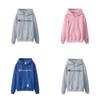 Trendy Urban Style Embroidered Hoodie For Couples Loose Fit Spring Autumn Fashion