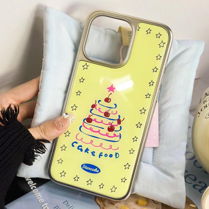 Zhitai Electroplated Silver Edge Drip Glue Case for iPhone 15 Pro & Huawei Mate 60