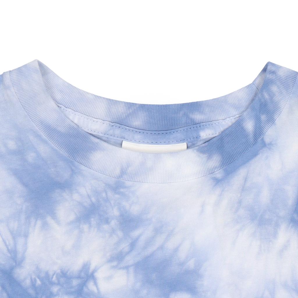 MLB T Shirts Unisex Light Blue Crew Neck Moderate Straight Fit 31TSA3031-07N