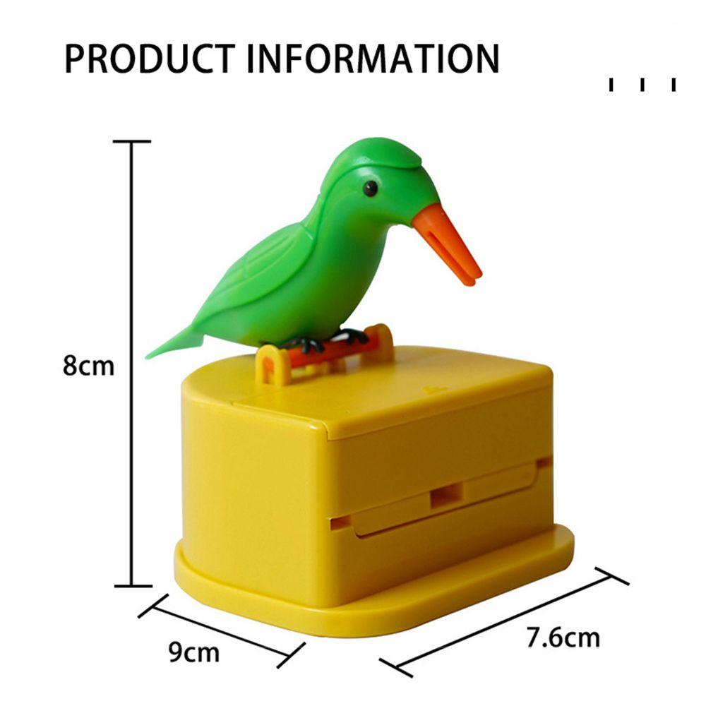 Kitchen Accessories Plastic Hummingbird Toothpick Container Toothpick Dispenser Toothpick Holder Box Bird