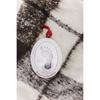 Pearhead - souvenir empreinte de bébé bois oval - blanc