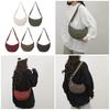 Women Dumplings Bag Plaids Shoulder Bag Retro Crossbody Bag Shopping Bag Large Capacity Messenger Bag for Everyday  Burgundy