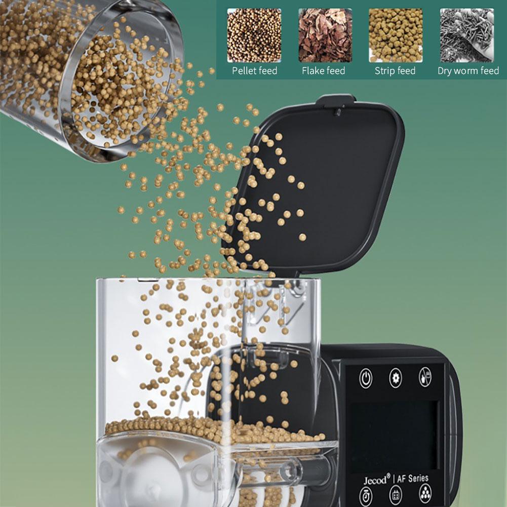 250ml/500ml Jebao Aquarium Fish Tank Feeder Goldfish Smart Timing Auto Digital Feeder Hours Timer Aquarium Accessories