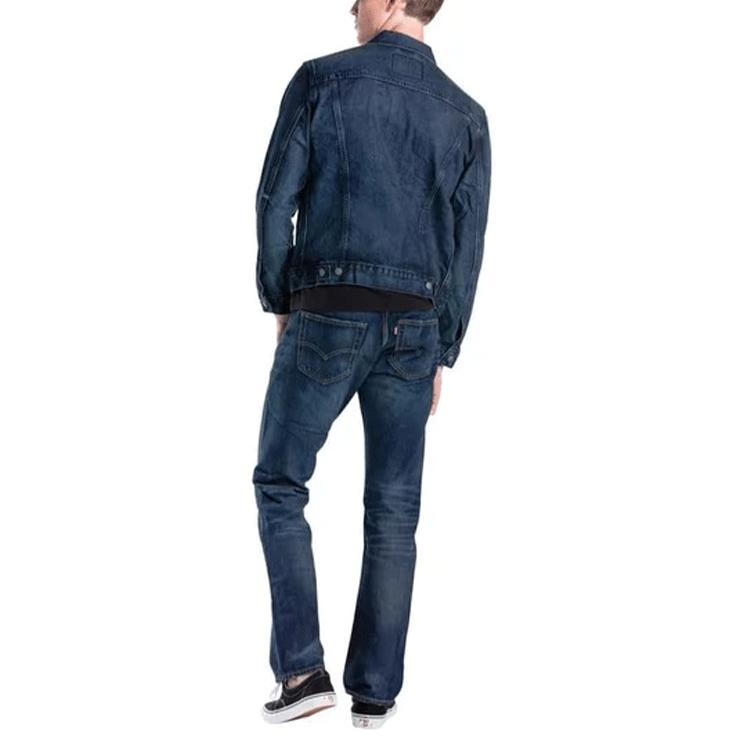 Levis Button-Down Collar Long Sleeve Denim Jacket Men Jackets Blue 72334-0328