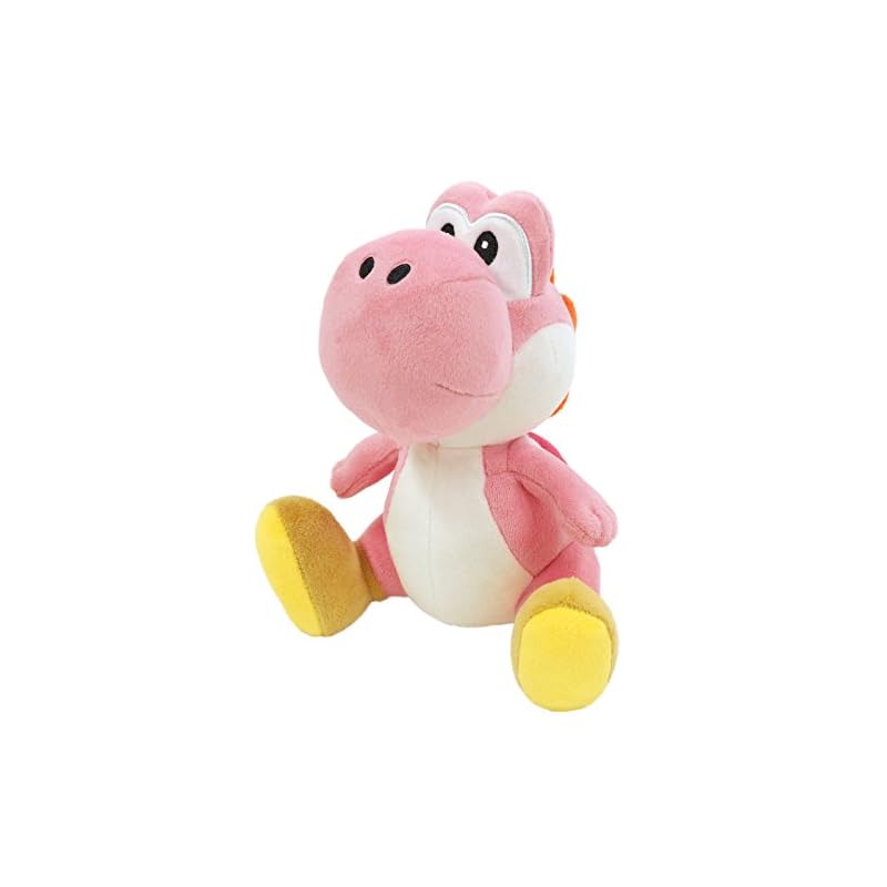 Sanei Boeki Super Mario ALL STAR COLLECTION Pink Yoshi (S) W13.5 x D15.5 x H20cm Plush Toy AC46