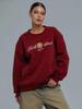Retro Trendy European & American Style Thickened Round Neck Sweatshirt for Autumn/Winter