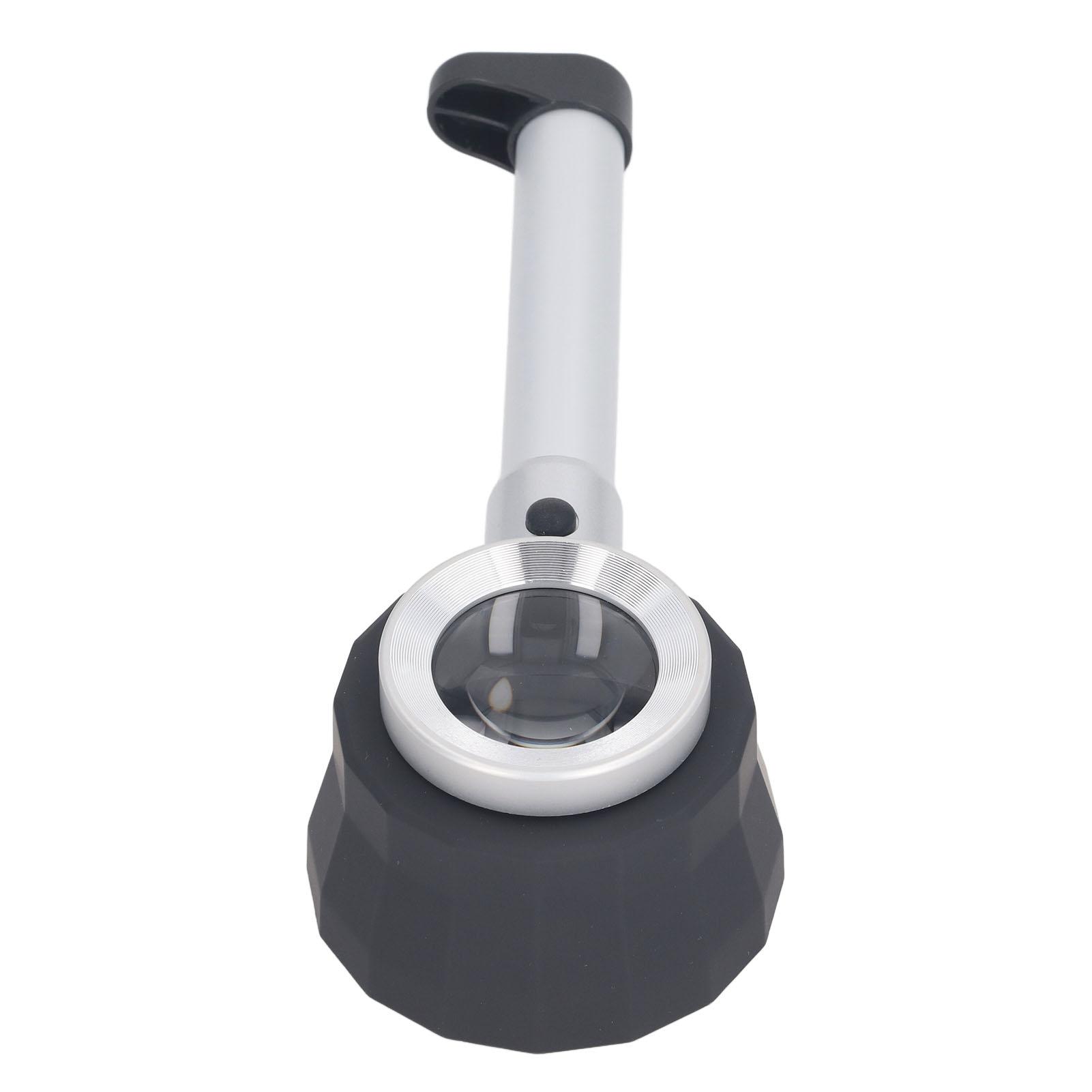 

Ручний мікроскоп зі світлодіодним підсвічуванням шкала 45X електронний цифровий портативний для оцінки ювелірних виробів