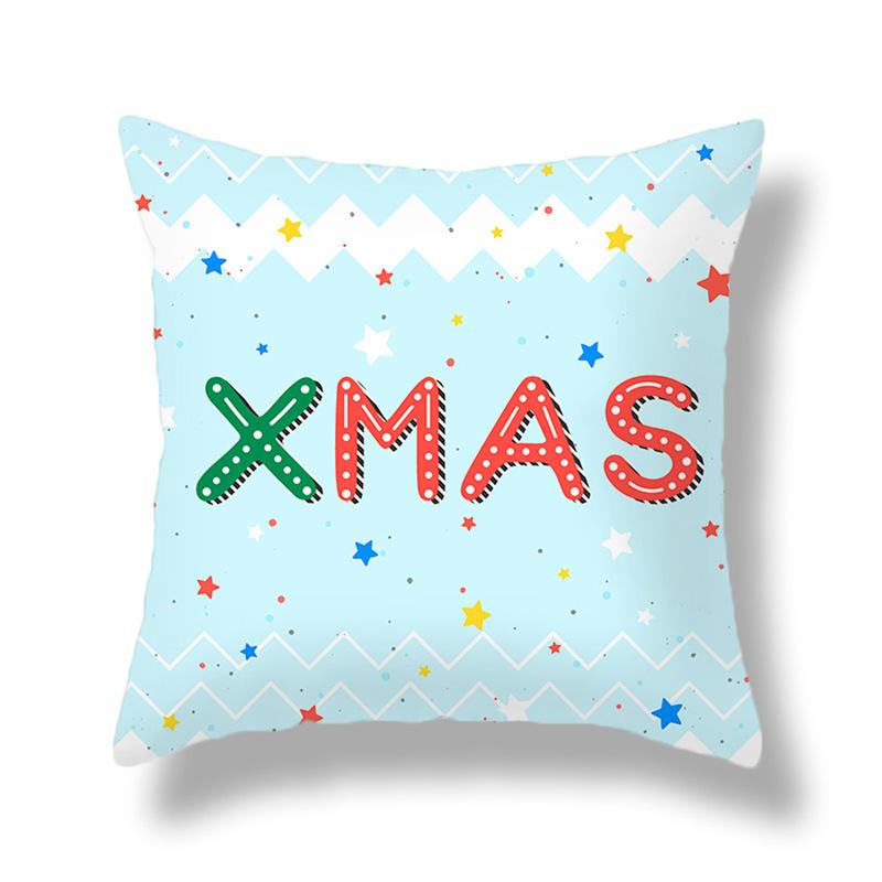 Christmas Pillowcases Homewares Nordic Christmas Cartoon Digital Print Pillowcases