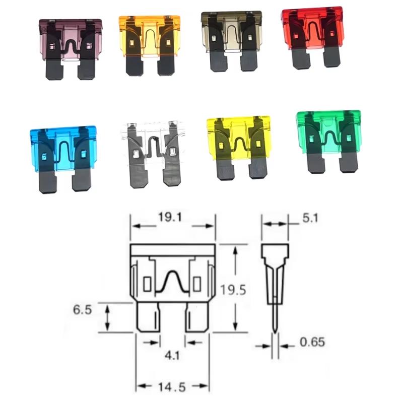 32V ACC Large Size Standard Mini Micro2 Size Car Fuse Holder 16AWG Non-Destructive Fuse Box ATM Blade Fuse Extension Cord Fuse Holders1