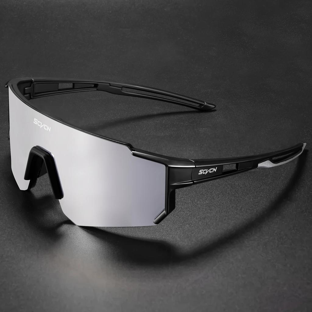 SCVCN Okulary Turystyczne Outdoorowe Okulary Przeciwsłoneczne do Roweru dla Kobiet Mężczyzn Okulary Rowerowe MTB Sportowe Okulary do Wspinaczki Górskiej Roweru UV400