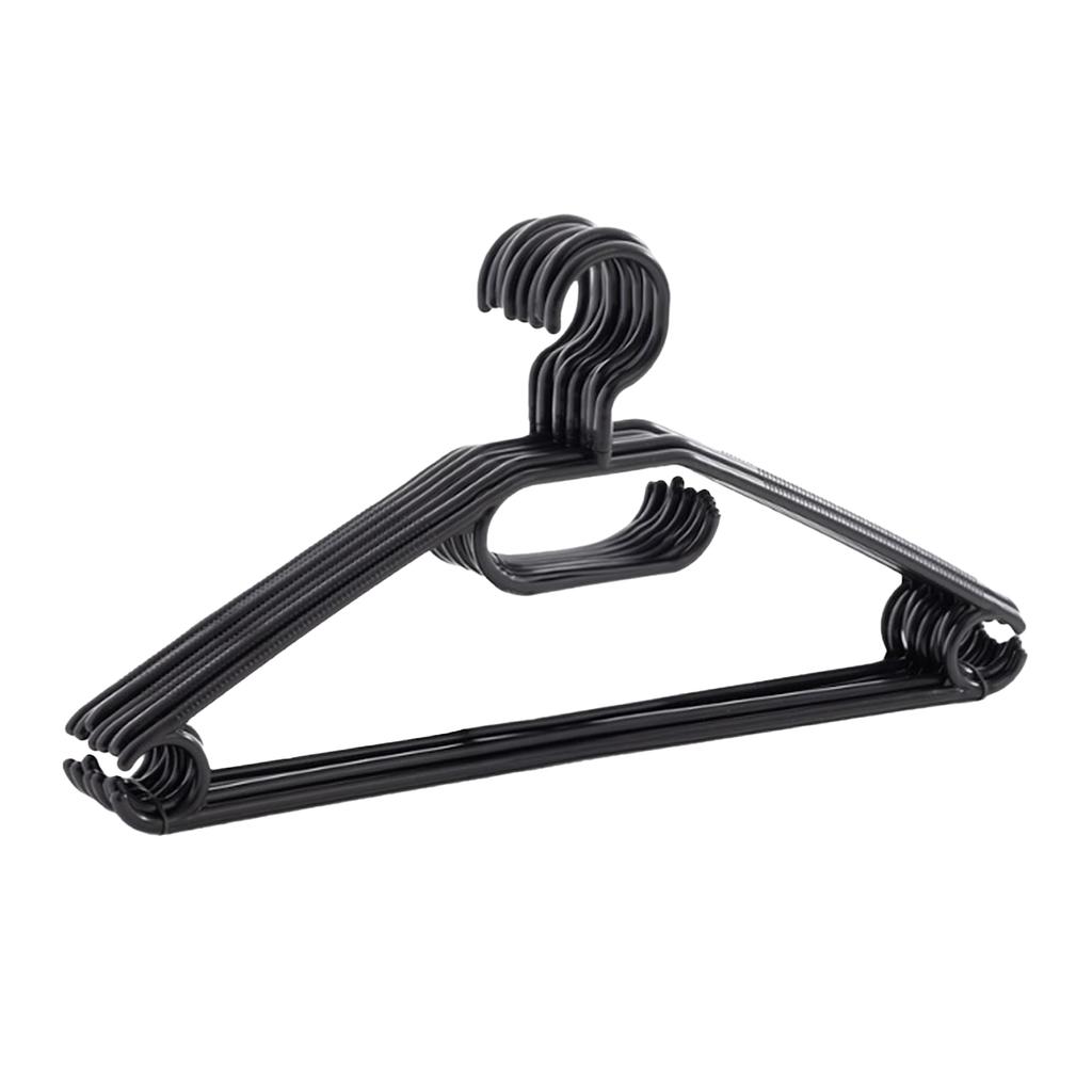 Orwell Value Swivel Head Hangers Black 8pk
