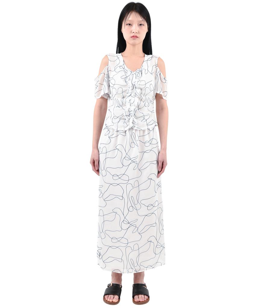 KATHARSIS Chiffon Long Skirt Wt_Free