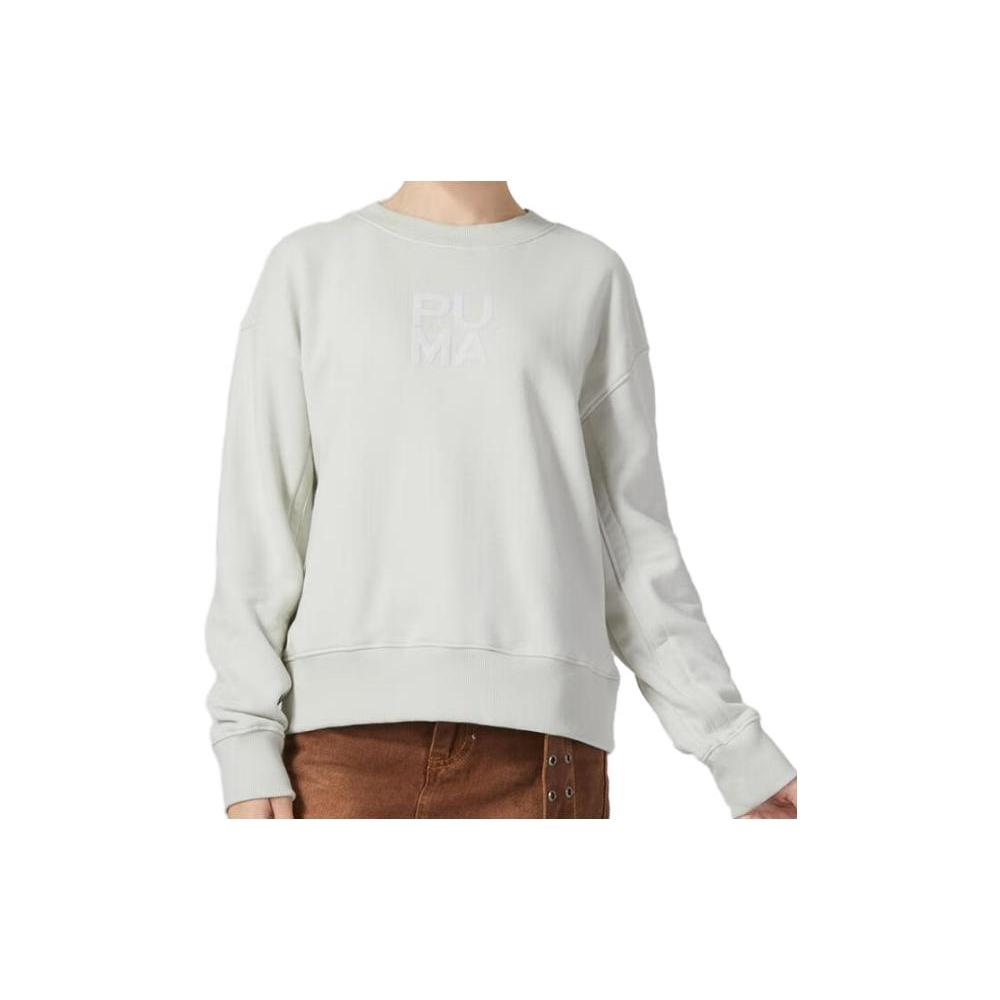 New PUMA Sweatshirts Women's White 623497-17