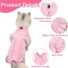 Cat Recovery Suit for Abdominal Wounds or Skin Diseases, Cat Onesie for Cats After Surgery Female Kitten Recovery Suit