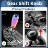 Hihaha Car Shift Knob Universal Vehicle Compatible Chrome Finish Gear Shifter Knob 1 Set 76.2mm Manual/Automatic M8x1.25 & M10x1.25 & M10x1.5 &