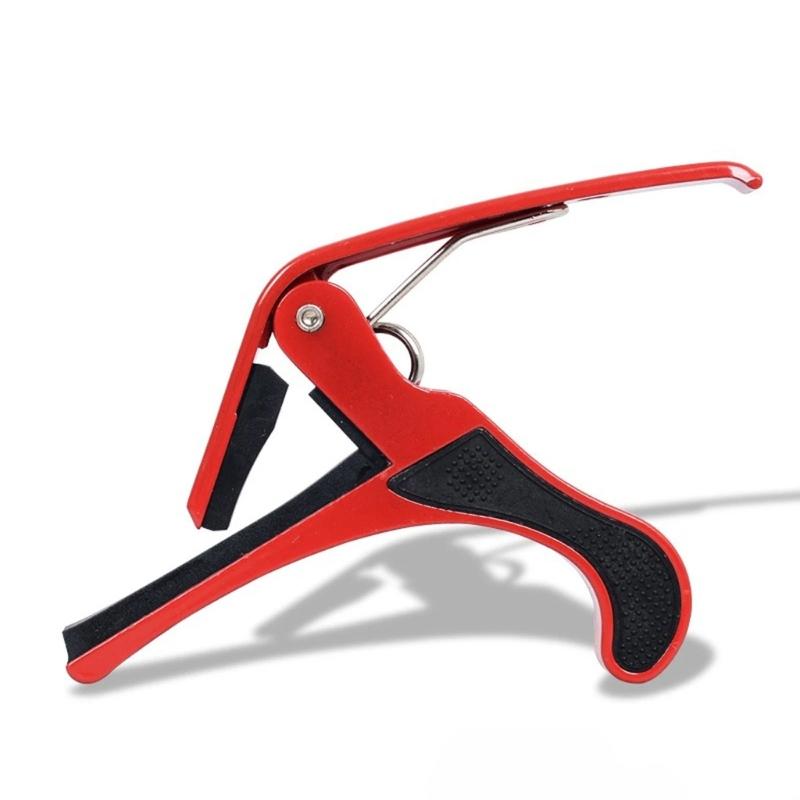Portable 6-String Guitar Tunings Clamp Light Weight Quickly Release Capo for Guitars, Ukulele, Bass, Mandolin, Banjo