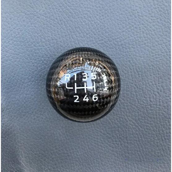 New Real Carbon Fiber Gear Shift Knob For Toyota GT86 Subaru BRZ WRX STI 6 Speed Gear Ball