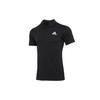 Polo Shirts Men's Black Polo Collar Moderate Straight Fit GH7670