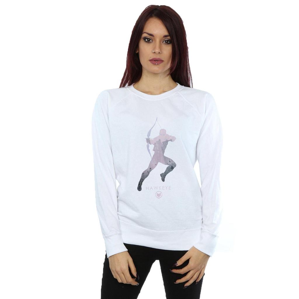 Marvel Womens/Ladies Hawkeye Silhouette Sweatshirt