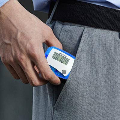 Digital LCD Pedometer with Clip Walking Running Step Counter Step 99999 Mini Step Meter for Outdoor Jogging Training Walking